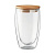 Стакан двустенчатый 450мл прозрачный
