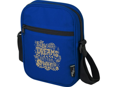 Байрон сумка через плечо из переработанных материалов по стандарту GRS объемом 2 л - Ярко-синий