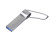 USB 2.0-флешка на 32 Гб с мини чипом, компактный дизайн, боковое отверстие для цепочки , размер 32ГБ
