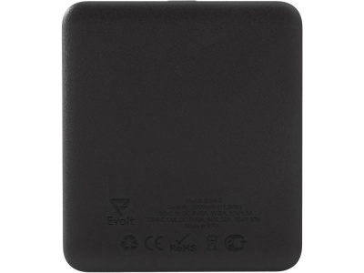 Внешний аккумулятор Brick 5 с быстрой зарядкой PD, 5000 мАч, черный , размер 5000 mAh