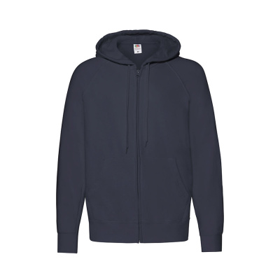 Толстовка без начеса "Lightweight Hooded Sweat",  темно-синий, XL, 80% х/б 20% полиэстер, 240 г/м2