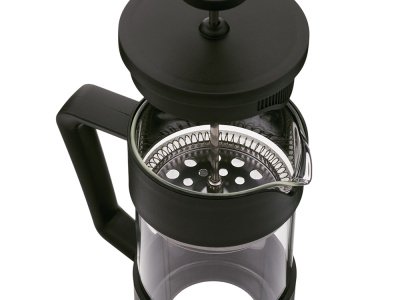 Пластиковый френч-пресс Intense, 600мл, черный
