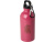 Одностенная бутылка для воды с карабином Oregon, изготовленная из нержавеющей стали, сертифицированной по стандарту RCS, объемом 400 мл - Фуксия , размер 400 мл