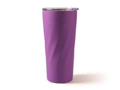 Подарочный набор FAMILY с термосом и термокружкой, фиолетовый