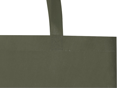 Экосил эко-сумка с ластовицей из нетканого материала, переработанного по стандарту GRS, объемом 12 л, зеленый лесной