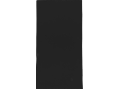 Lucas спортивное полотенце из переработанного полиэстера 70х140 см - сплошной черный , размер L