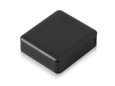 Внешний аккумулятор Brick 10 с быстрой зарядкой QC/PD, 10000 мАч, черный , размер 10000 mAh