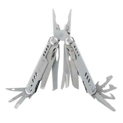 Мультитул Stinger, 110 х 27 мм, 21 функция, сталь, серебристый, в картонной коробке, в комплекте нейлоновый чехол