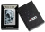 Зажигалка ZIPPO Skull and Flame с покрытием Street Chrome, латунь/сталь, серебристая, матовая, 38x13x57 мм