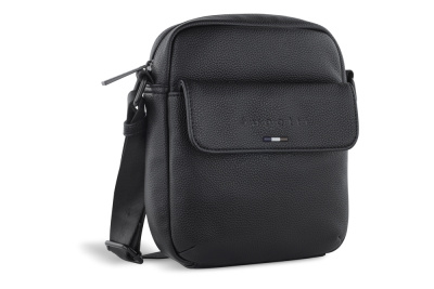 Сумка наплечная мужская BUGATTI РИКО | RICO, черный, полиуретан, 19 x 7 x 21 см