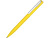 Ручка шариковая пластиковая Bon с покрытием soft touch, желтый