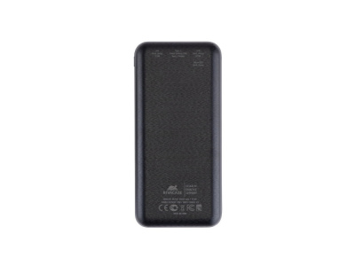 RIVACASE VA2582 (20 000mAh), QC/PD 22.5W внешний аккумулятор с дисплеем, черный /24