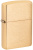 Зажигалка ZIPPO с покрытием Brushed Brass, латунь/сталь, золотистая, матовая, 38x13x57 мм
