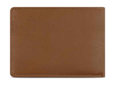 Портмоне BUGATTI БАНДА | BANDA, с защитой данных RFID, коньячного цвета, кожа козы/полиэстер, 12,5х2х9 см