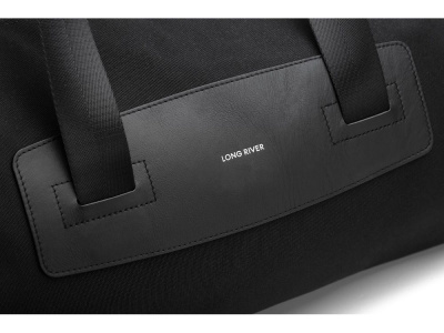 Дорожная сумка Реген, черный , размер С лого