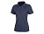 Calgary женская футболка-поло с коротким рукавом, темно-синий , размер XL