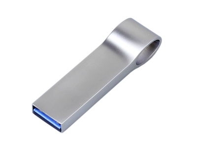 USB 3.0-флешка на 16 Гб с мини чипом, компактный дизайн, боковое отверстие для цепочки , размер 16ГБ