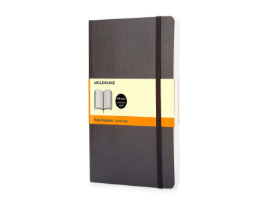 Записная книжка Moleskine Classic Soft (в линейку), Pocket (9х14 см), черный , размер A6