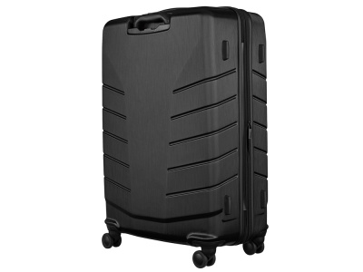 Чемодан WENGER Pegasus, черный, поликарбонат+АБС-пластик, большой, 52х76х30 см, 99 л. , размер L