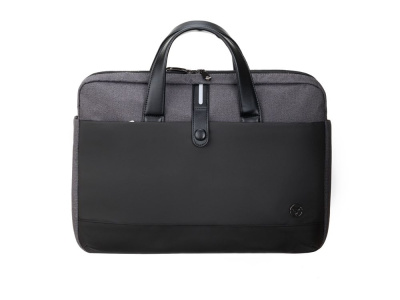 Сумка для ноутбука TORBER ВЕКТОР 14.1'', чёрный/серый, нейлон, 40 x 5 x 28 см, 5л