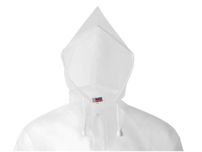 Дождевик Hawaii c чехлом унисекс, бесцветный полупрозрачный , размер XL-2XL