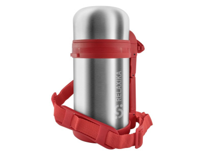 Термос универсальный (для еды и напитков) Relaxika 201, 1000 мл, стальной , размер 1000 мл