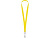 Ланьярд с ретрактором, желтый