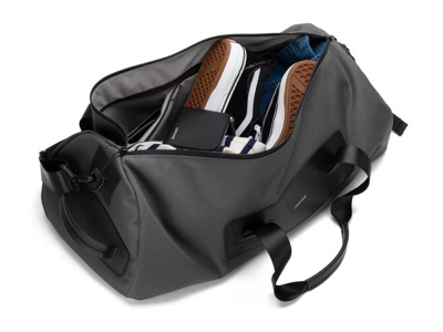 Дорожная сумка Реген, серый , размер С лого