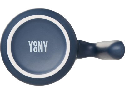 Кружка матовая с прямой ручкой Axio, 360 мл, темно-синий