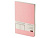 Ежедневник А5 недатированный Megapolis Velvet Flex, розовый powder