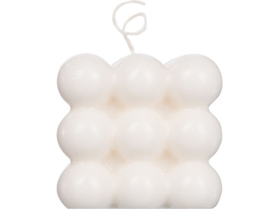 Свеча шарики без отдушки, белый
