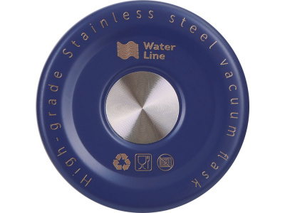 Вакуумная термокружка Decart, 450 мл, тубус, ярко-синий (Р)