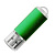 Флешка DANY Зеленая 4023.02.4ГБ