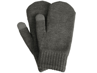 Варежки Dunant, темно-серый меланж