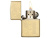 Зажигалка ZIPPO Venetian с покрытием High Polish Brass, латунь/сталь, золотистая, 38x13x57 мм