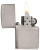 Зажигалка ZIPPO Classic с покрытием Brushed Chrome, латунь/сталь, серебристая, матовая, 38x13x57 мм