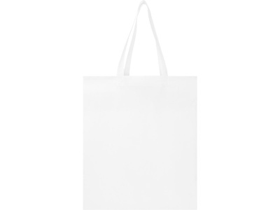 Экосил эко-сумка с ластовицей из нетканого материала, переработанного по стандарту GRS, объемом 12 л, белый