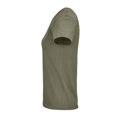 Футболка женская "CRUSADER WOMEN", хаки, L, 100% органический хлопок, 150 г/м2
