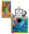 Зажигалка ZIPPO Spacey Eye с покрытием Multi Color, латунь/сталь, разноцветная, глянцевая, 38x13x57 мм