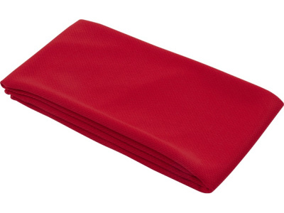 Lucas спортивное полотенце из переработанного полиэстера 30х80 см - Красный , размер S