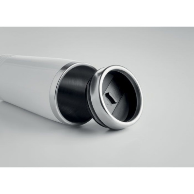 Кружка дорожная двустенчатая белый