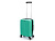 Чемодан TORBER В Отпуск, ярко-бирюзовый, полипропилен, 55 х 36 х 21,5 см, 37 л , размер S