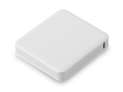 Внешний аккумулятор Brick 5 с быстрой зарядкой PD, 5000 мАч, белый , размер 5000 mAh