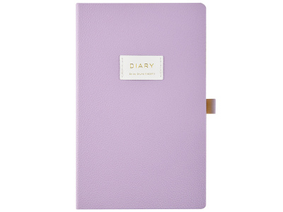 Ежедневник недатированный А5 Zefir с нашивкой, сиреневый
