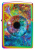 Зажигалка ZIPPO Spacey Eye с покрытием Multi Color, латунь/сталь, разноцветная, глянцевая, 38x13x57 мм