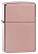 Зажигалка ZIPPO Classic с покрытием High Polish Rose Gold, латунь/сталь, розовое золото, 38x13x57 мм