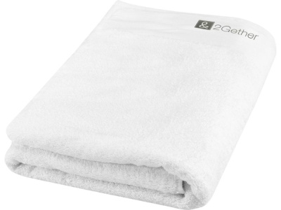 Полотенце для ванны Ellie из хлопка плотностью 550 г/м2 и размером 70x140 см, белый