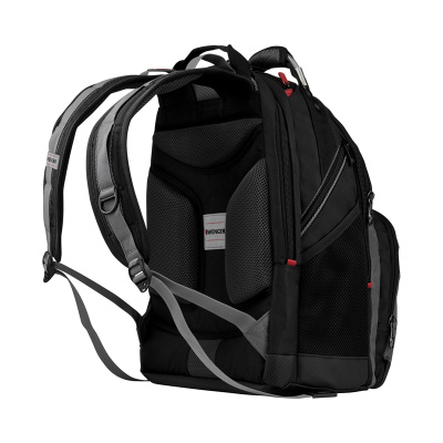 Рюкзак WENGER Synergy 16'', черный/серый, полиэстер/ПВХ, 36 x 26 x 46 см, 26 л