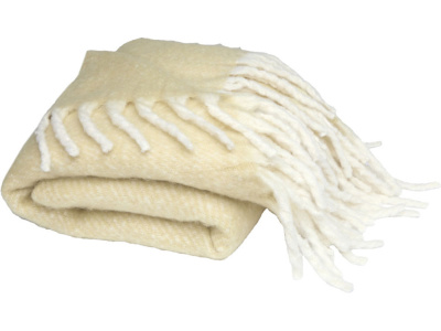 Долли плед из переработанного материала GRS, бежевый