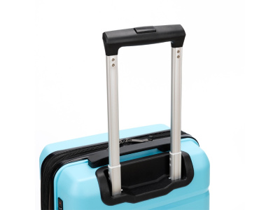 Чемодан TORBER В Отпуск, бирюзовый, полипропилен, 33 х 22 х 53 см, 35 л , размер S